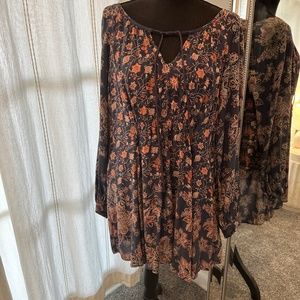 Free People floral dress size extra small